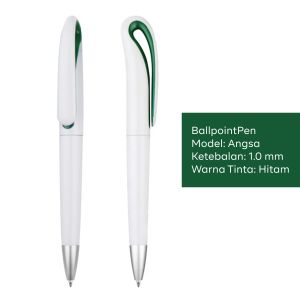 Pulpen plastik souvenir Promosi Model Angsa unik pena plastik warna ( isi 10pcs )
