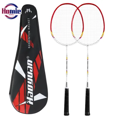 Lightweight 100g Badminton Rackets One Pair Aluminum Badminton Racket Set For Adults
