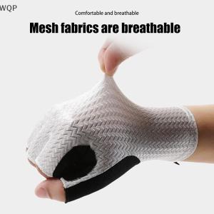 [WQP Fashion Store] Hot Sale Jewerry Summer Breathable Half Finger Cycling Gloves Ultralight Road Bike Gloves Anti-Slip Silicone Pad Cooling Sport Gear