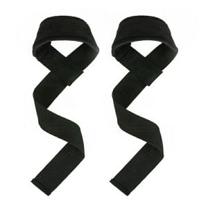 MEEU Non-slip Weightlifting Wrist Straps Padded Adjustable Wrist Support Straps Durable Comfortable Strength Training Straps Gym Fitness