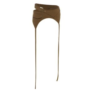 NEXTYOO Asymmetric Design Womens Waist Belt Versatile Western Style Tassel Waist Decorative Trendy Adjustable Jazz Dance Waist Belt Girl Wear