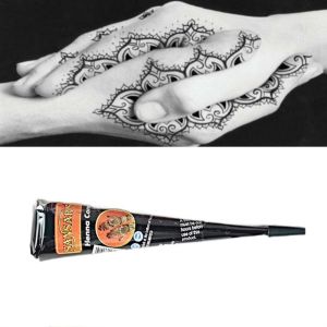 JPTD Herbal Indian Cream Paint Body Tattoo Cones Mehandi Ink Indian Henna Temporary Henna Herbal Henna Body Art Cones Temporary Tattoo