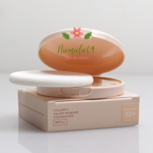 Wardah Refill Colorfit Velvet Powder Foundation Spf 20+++ 11gr/bedak padat wardah/Foundasion wajah/pondasion tahan lama/bedak tahan lama/alas bedak natural/dempul wajah/Original/Bpom