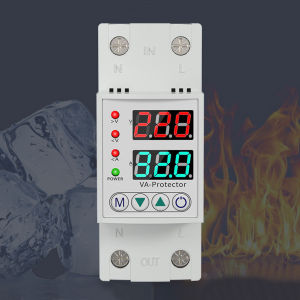 【New Arrival】 Voltage Surge and Drop Protector 40A 63A Relay Overcurrent Limit Device for Electrical Safety