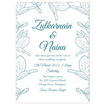 Business card/Invitation card/Wedding Invitation Card/Printing Service/Customise Personalise Card/Menu Card/310gsm Matte