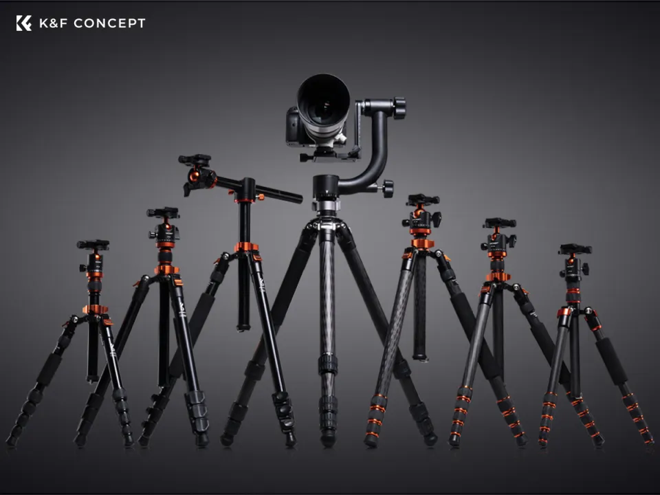 K&F CONCEPT Camera Tripod MS01 Flexible Stand with 360 Pan Head