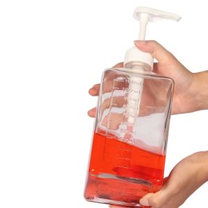Bình bơm đường siro thủy tinh có vòi Pump 600ml/800ml/1000ml /1100ml 1600ml - Thiết bị máy móc pha chế BAUHO