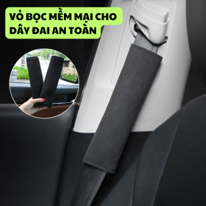 Bọc dây đai an toàn xe hơi mềm mại Vỏ bọc dây đai an toàn ô tô giúp cài dây không mỏi vai