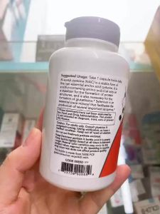 Now NAC USA 600mg lọ 100viên - Bổ phổi Thải độc gan &Thận Phòng chống ung thư - ✓ Giảm tình trạng nóng trong mụn nhọt chán ăn do suy giảm chức năng gan ✓ Điều chỉnh mức glutamate cải thiện sức khỏe não bộ ngăn ngừa rối loạn thần kinh