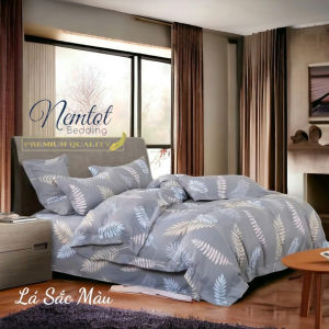📛GIÁ SỐC📛 Trọn Bộ Ga Gối Tencel Than Hoạt Tính Kháng Khuẩn Nằm Thoáng Mát Mềm Mịn Thấm Hút Mồ Hôi Giá Tốt _ Nemtot Bedding