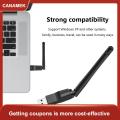 【CANAMEK】 Bộ chuyển đổi wifi USB mini mt7601 Bộ thu Wi-Fi Card mạng không dây 150Mbps rtl8188 cho máy vi tính để bàn máy tính xách tay 2.4GHz. 