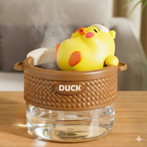 Máy Tạo Độ Ẩm Mini Hình Vịt Vàng Cute – Máy Phun Sương Xông Tinh Dầu USB Để Bàn Phòng Ngủ Mới Nhất 2026