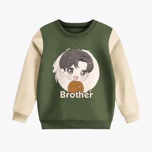 Sweater Anak Motif Sibling Couple Combinasi Perempuan Laki Laki