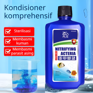 Cairan Pengolah Air Akuarium Formula Methylene Blue 535ml Penyeimbang Kualitas Air Pengobatan Ikan Mas Dan Kolam Pembasmi Parasit Dan Bakteri Aman Untuk Tanaman Air Cocok Untuk Akuarium Dan Kolam