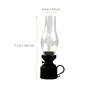 LED Electronic Candle Small Oil Lamp Portable 3 Modes Night Market Stall Light