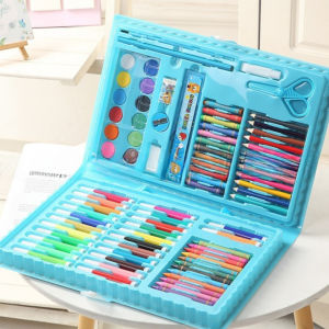 Crayon Set Isi 86 Pensil Warna dan Cat Air Alat Mewarnai Lengkap Karakter