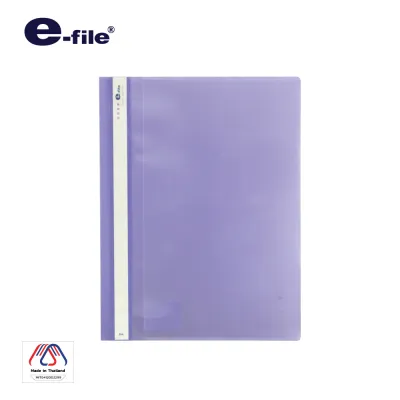 แฟ้มเจาะรู ปกสอด ขนาด A4 แฟ้มเสนองาน รุ่น 51A E-FILE (จำนวน1เล่ม)