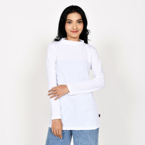 Baju Manset Dewasa Lengan Panjang Putih - Yasta Fashion