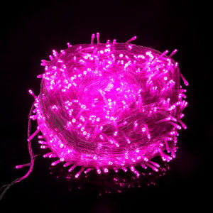 ไฟกระพริบ ไฟตกแต่ง LED ไฟเส้น ไฟตกแต่งบ้าน ไฟประดับสวน ความยาว 100เมตร (สายใส) สินค้าพร้อมส่ง