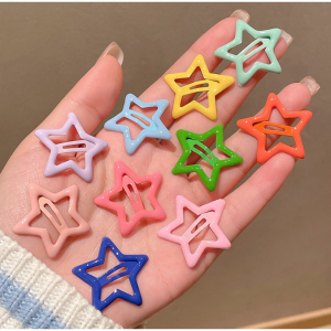 XU YI 30 Pcs Korean Colorful Y2k Star Hair Clip Set Women Bangs Clip Girl Cute Hairpins Hair Accessories