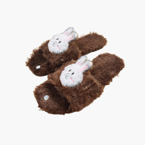 Bmel sandal cewek /sandal gadis / sandal wanita simple / sendal bulu / sandal bulu wanita / Sandal Wanita Slop Full Bulu karakter Kelinci Terbaru 36-40