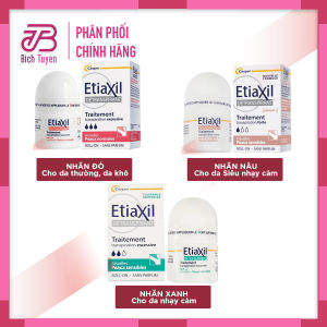 Lăn Khử Mùi Etiaxil 15ml - Khử Mùi Ngăn Mồ Hôi Hiệu Quả - Extiaxil - Etiaxil xanh - đỏ - nâu