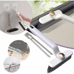 2-in-1 Multifunctional Rotating Gap Cleaning Brush 360-Degree Cleaning Brush For Crevice Tiles Toilet Around Windows Gap