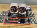 ชุด Mb x99 Dual M.2 x2 cpu Xeon E5 2699v3 dual 36c/72t 2.3-3.6ghz Ram ecc ddr4 32gb-256gb/เพิ่ม M.2 nvme ได้. 