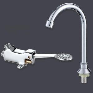 Touchless Flushing Valves Operated By Foot Heavy Duty Sanitary Foot Pedal Flush Valves Upgrades for Busy Public Restrooms
