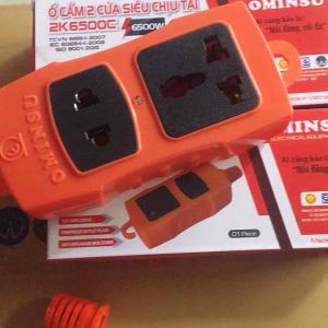 Ổ Cắm 2 Cửa Siêu Chịu Tải 6500 W Chính Hãng OMINSU