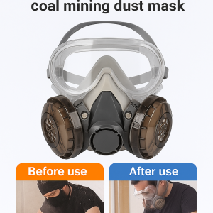 Dust Mask Washable Comfortable to Wear Protective Mask Good Protection Oily High Efficiency Filter Cotton