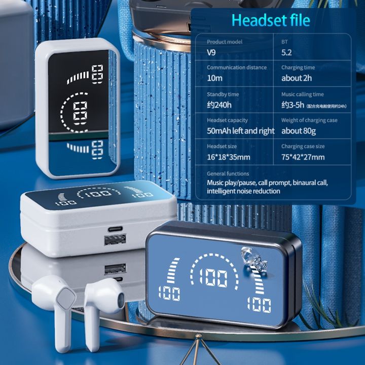 VLDCO%20True%20Wireless%20Earbuds%202024%20New%20Mirror%20Bluetooth%20Earphone%20HiFi%209D%20V5.2%20Bass%20Headset%20Noise%20Reduction%20Running%20Sports%20Type-c%20wireless%20headphone%20Gaming%20With%20Mic%202200mAh%20Charging%20case%20-%20Image%206