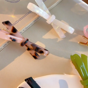 Thời trang kẹp tóc cho bên rìa Acetate kẹp tóc phù hợp Kẹp bảo vệ Workout hoạt động ngoài trời prom tổ chức sự kiện