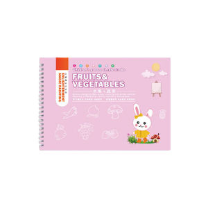 3D Groove Painting Book with Animal Plant Patterns for Learning Calligraphy and Art Practice