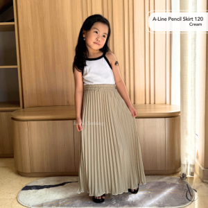 Alora | Rok Plisket Mayung Anak 120 | Rok Plisket Anak Premium | Rok Anak | Bahan Premium Adem | Rok Mayung