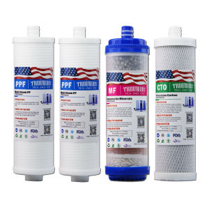 10 Inchs 4 PCS Set Water Filters-PP / Multifunctional / CTO Replacement Water Filter Element