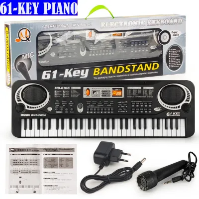 【1-3 Days Delivery】37 Keys / 61 Keys Multi-functional Kids Electronic Piano Toy Keyboard Piano Music Toys Digital Music Instruments with Microphone