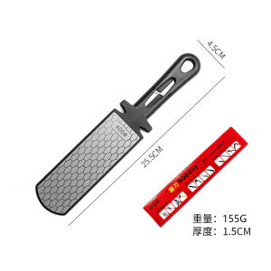 【 In Stock 】Double-Sided Emery Whetstone Knife Sharpener Ultra-Fine Household Sharpener 400 Grit Fine Kitchen Whetstone Pengasah Dapur Dua Muka 金刚砂磨刀器