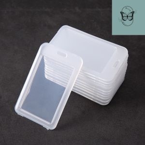 XRdailyToolsMix Clear ID Business Card Cover Bags Waterproof Transparent Plastic Holder Case To Protect Credit Cards Bank ID Card Students