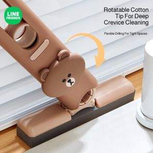 Slippers Enhanced Cotton Adsorption Rotatable and Foldable Small Mop Household Multi-scene Available