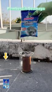 READY STOCK MALAYSIA Seaways Washing Machine Cleaner(125G)Front Load Top Load Powder Antibacterial 99.9% Easy To Use