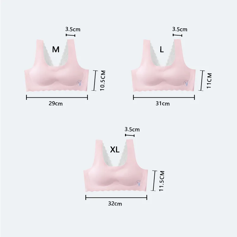 Ready Stock】Ice Silk Seamless Girls' Underwear Developmental