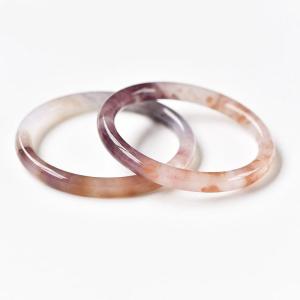 Natural Jade Bangle High Ice Grade A Myanmar Jadeite celets Women Fine Jewelry Genuine Certified Jades Stone Round Bangles