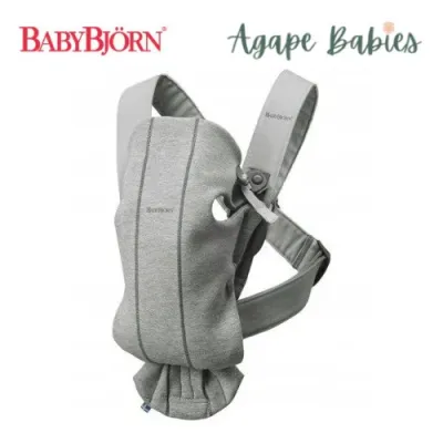 [10 Yr Local Warranty] BabyBjorn Mini Baby Carrier Jersey 3D - 4 Color