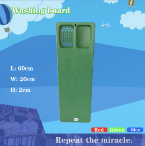 SJM MALL Laundry Washing Board  Colorful Cleaning Scrubbing Washboard