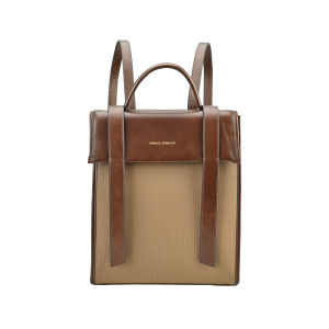 Charles Berkeley CELESTINE Genuine Leather Backpack Fits Up To 11" iPad/Tablet Lightweight Backpack (WF-24072)