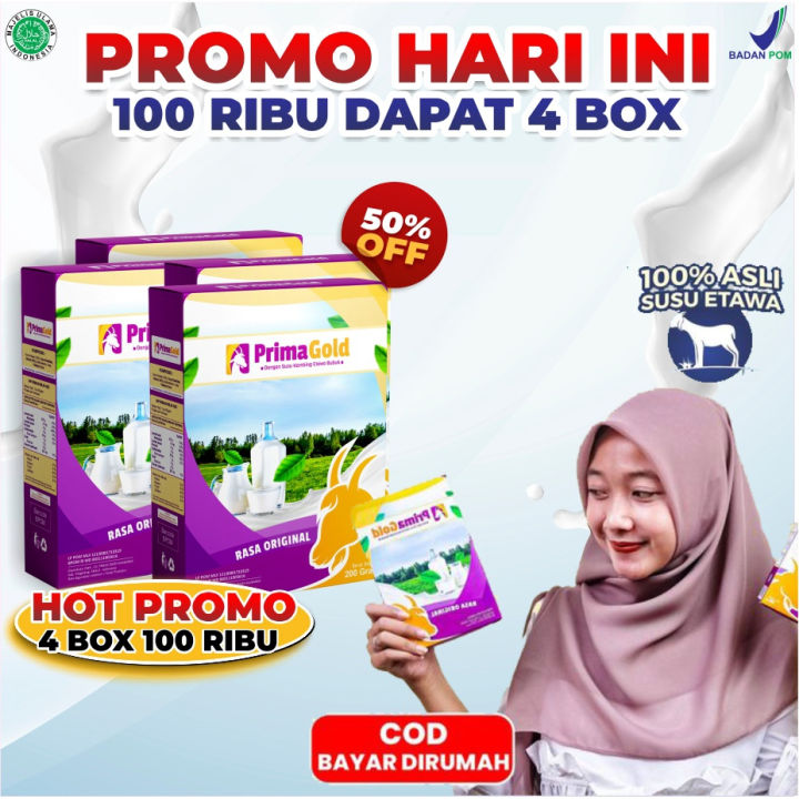 Primagold Primagold BELI 3 DAPAT 4 Susu Kambing Etawa 100% - PRIMA GOLD 3x ...