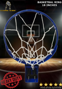 Classic Audio Basketball Ring 18 inches with spring (heavy duty) (original)