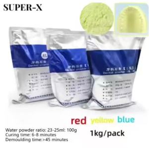 1000g/Pack Dental Super Hard Stone Plaster Orthodontic Brace Molding Tools for Dental Production of Denture Models Dental Tools