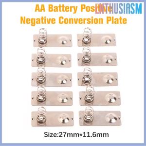 【Enthusiasm】🌟🌟【Hot Sale】🎈 10Pcs 27x11.6mm AA Battery Positive Negative Conversion Spring Contact Plate For The 5th Battery AA Battery Spring